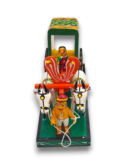 Handcrafted Kondapalli Bullock Cart (Goods) – Traditional Indian Village Wooden Toy