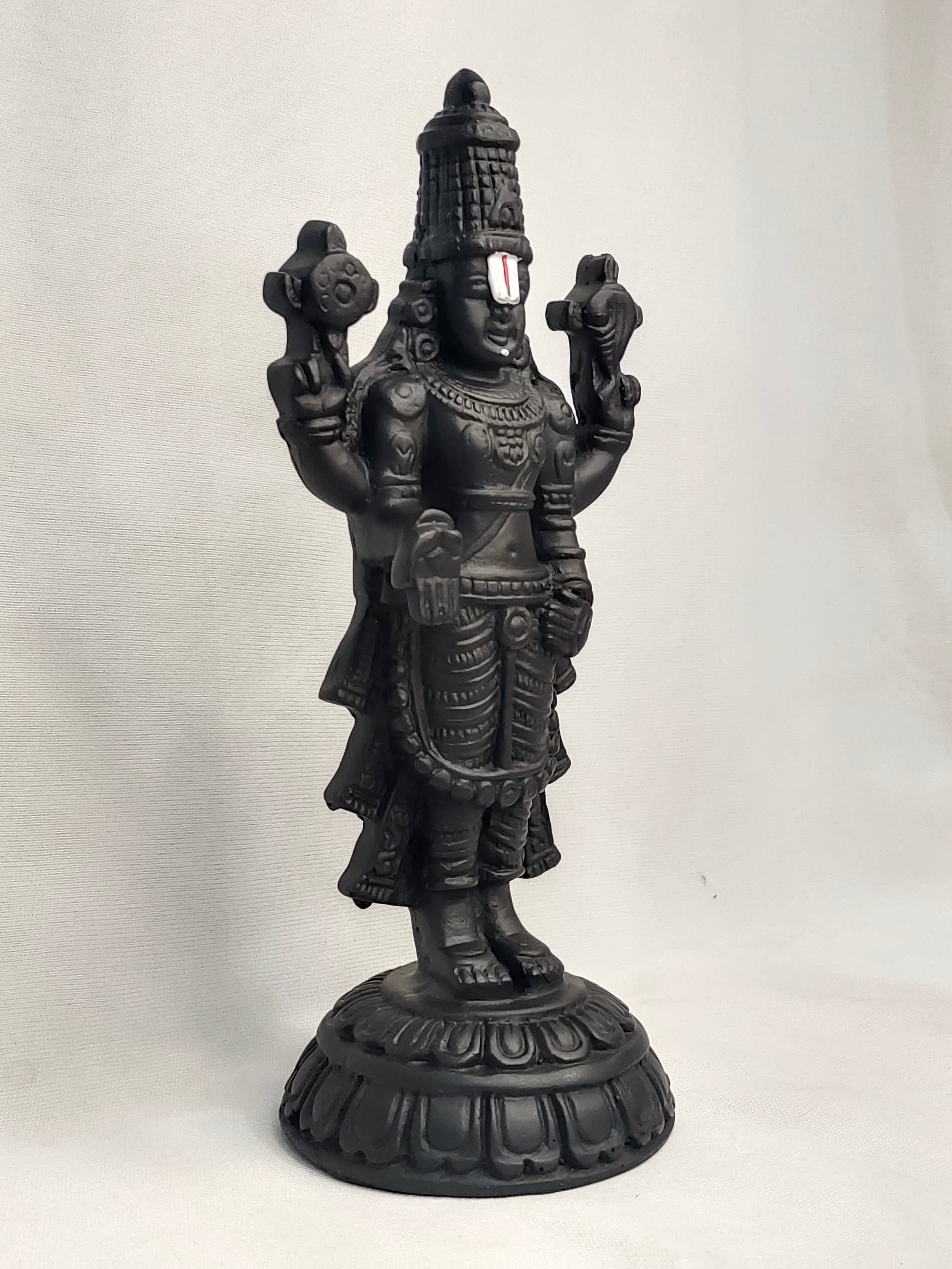 Lord Venkateswara Black Murti - 8
