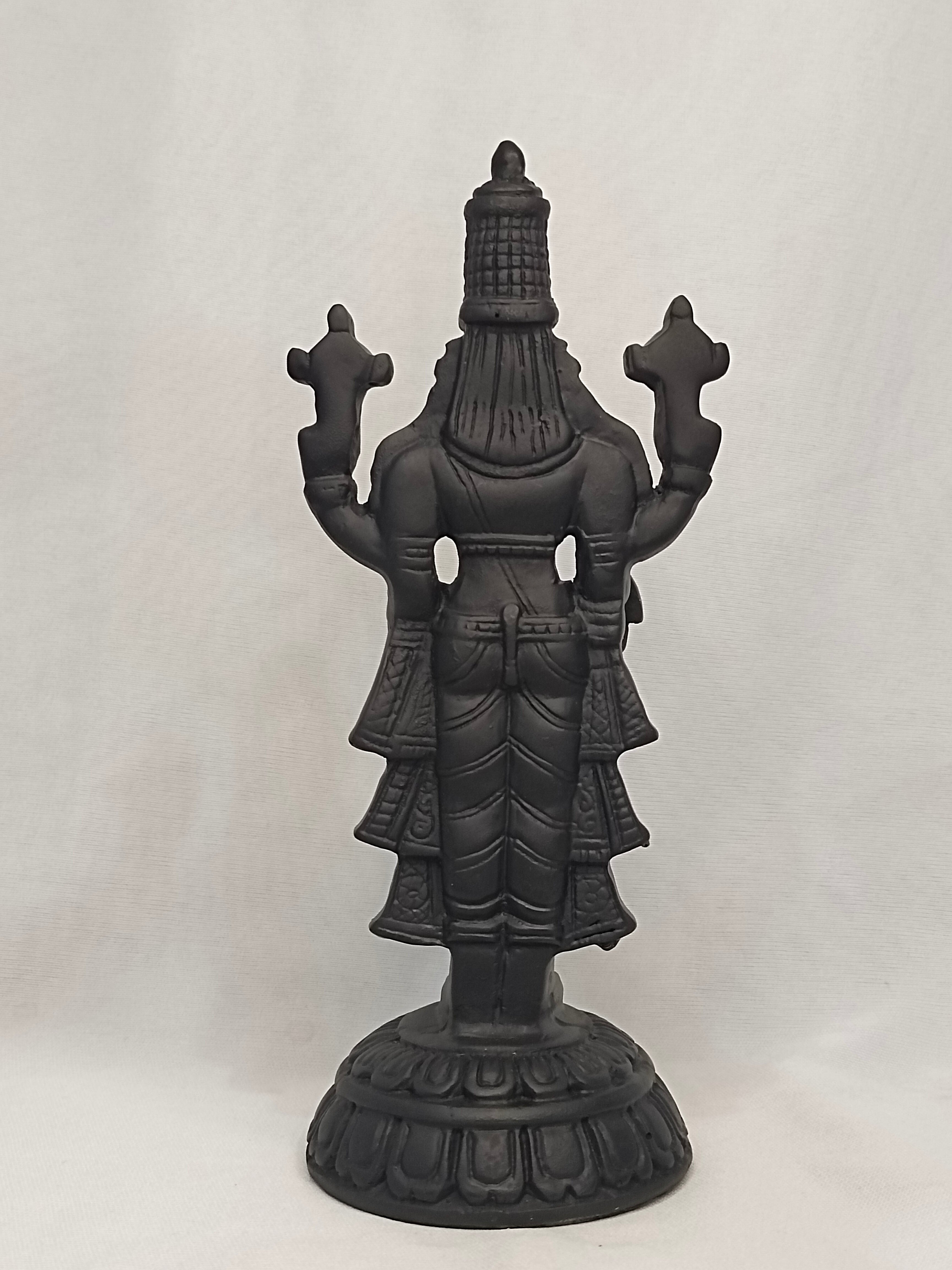 Lord Venkateswara Black Murti - 8